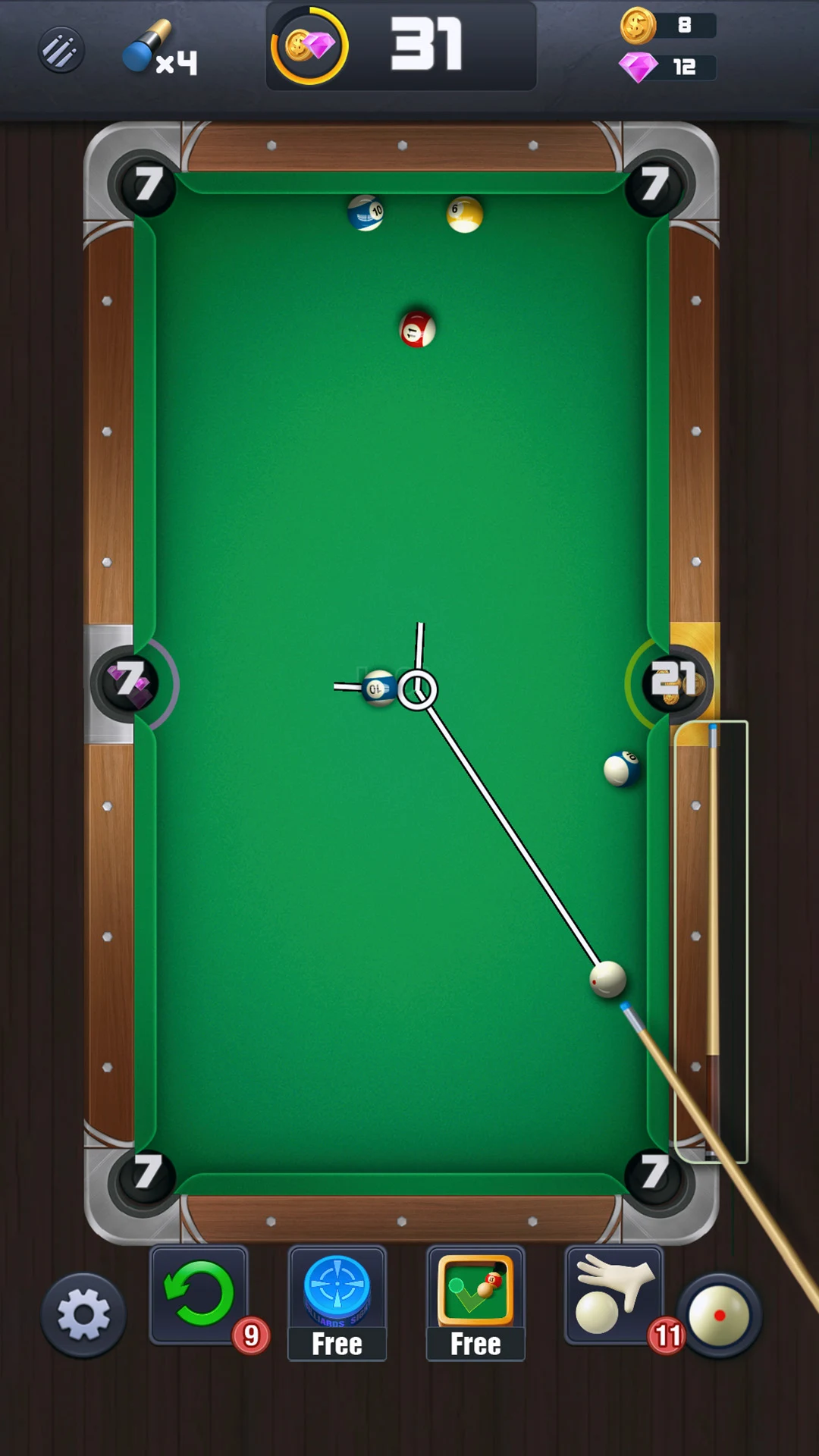 Billiard Hero™️ screenshot